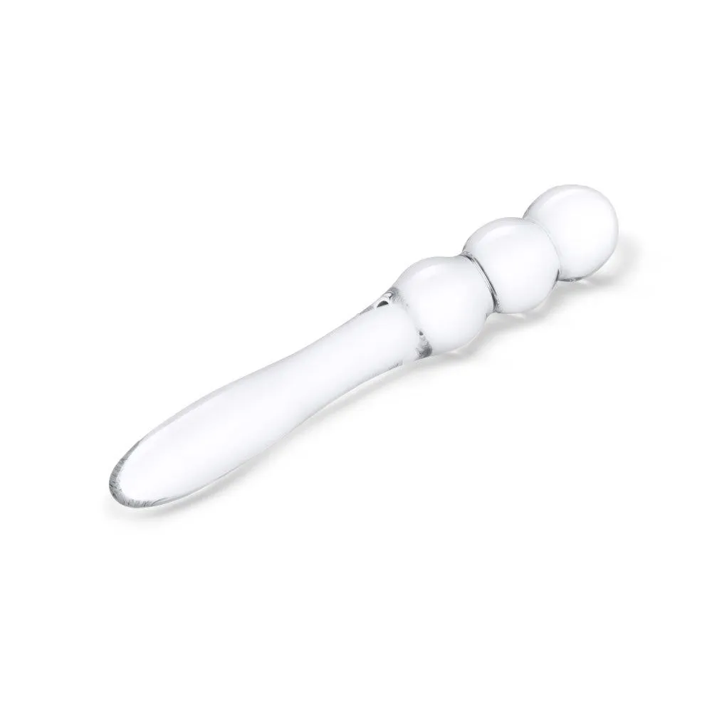 8” Double Ended Dildo With Beads