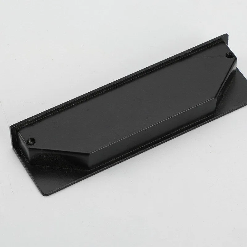 Black Slotting Sliding Door Handle Gold Modern European Style Concealed Button Closet Drawer Handle Furniture Hardware