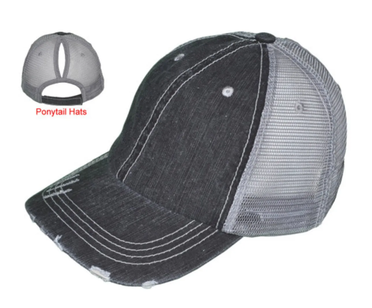 Chenille Basketball Patch Hats (Various Styles)