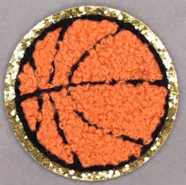 Chenille Basketball Patch Hats (Various Styles)