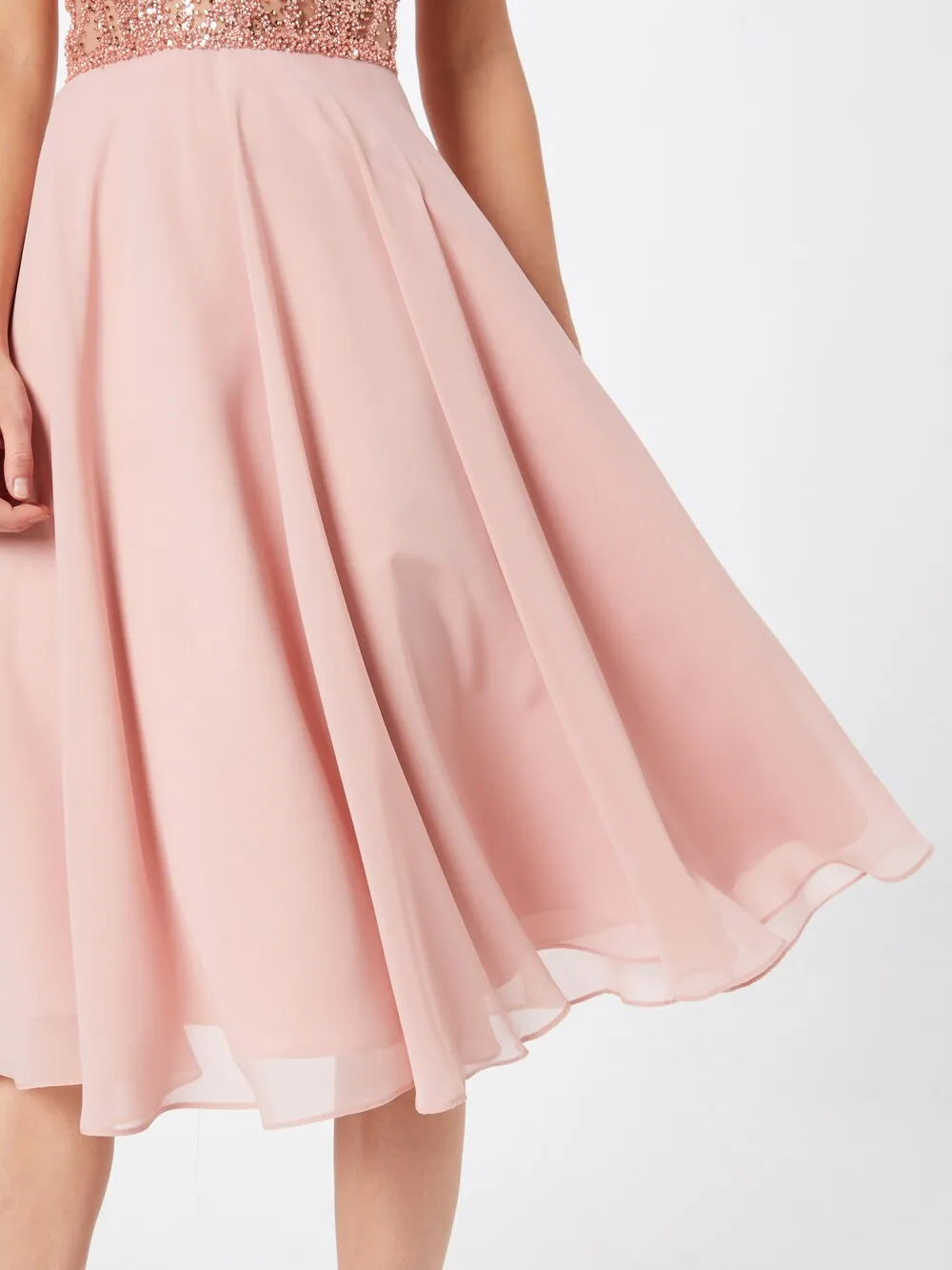 Cocktail dress SWING, dark pink