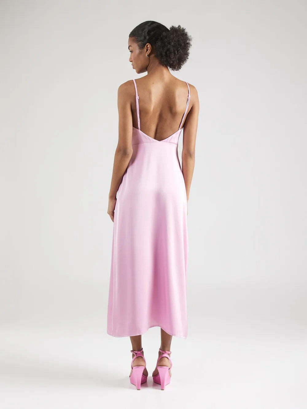 Cocktail dress Vila RAVENNA, pink