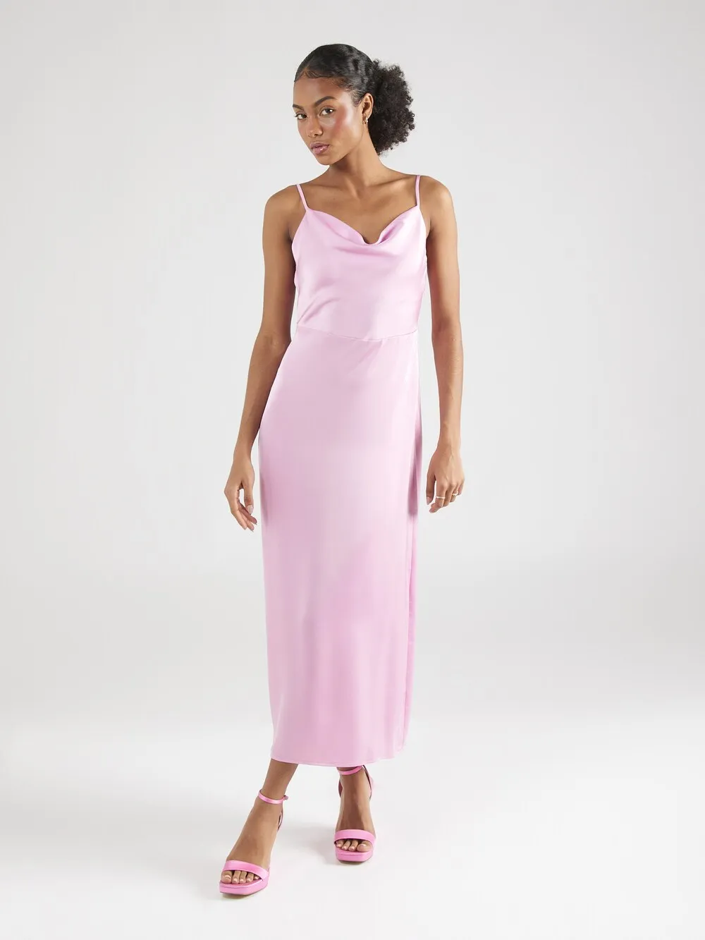 Cocktail dress Vila RAVENNA, pink