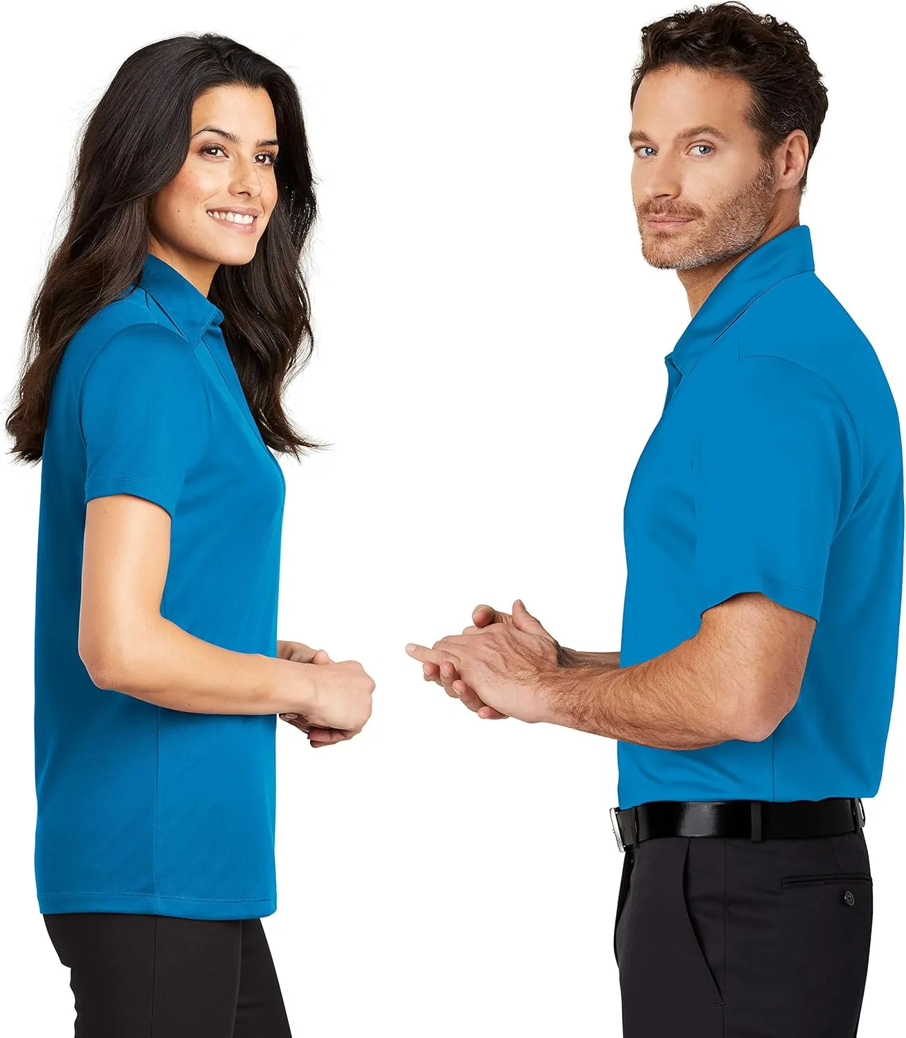 Custom Embroidered Shirts for Men - Add Your Text - Personalized Embroidery Polyester Polos