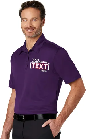 Custom Embroidered Shirts for Men - Add Your Text - Personalized Embroidery Polyester Polos