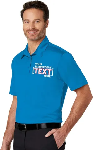Custom Embroidered Shirts for Men - Add Your Text - Personalized Embroidery Polyester Polos