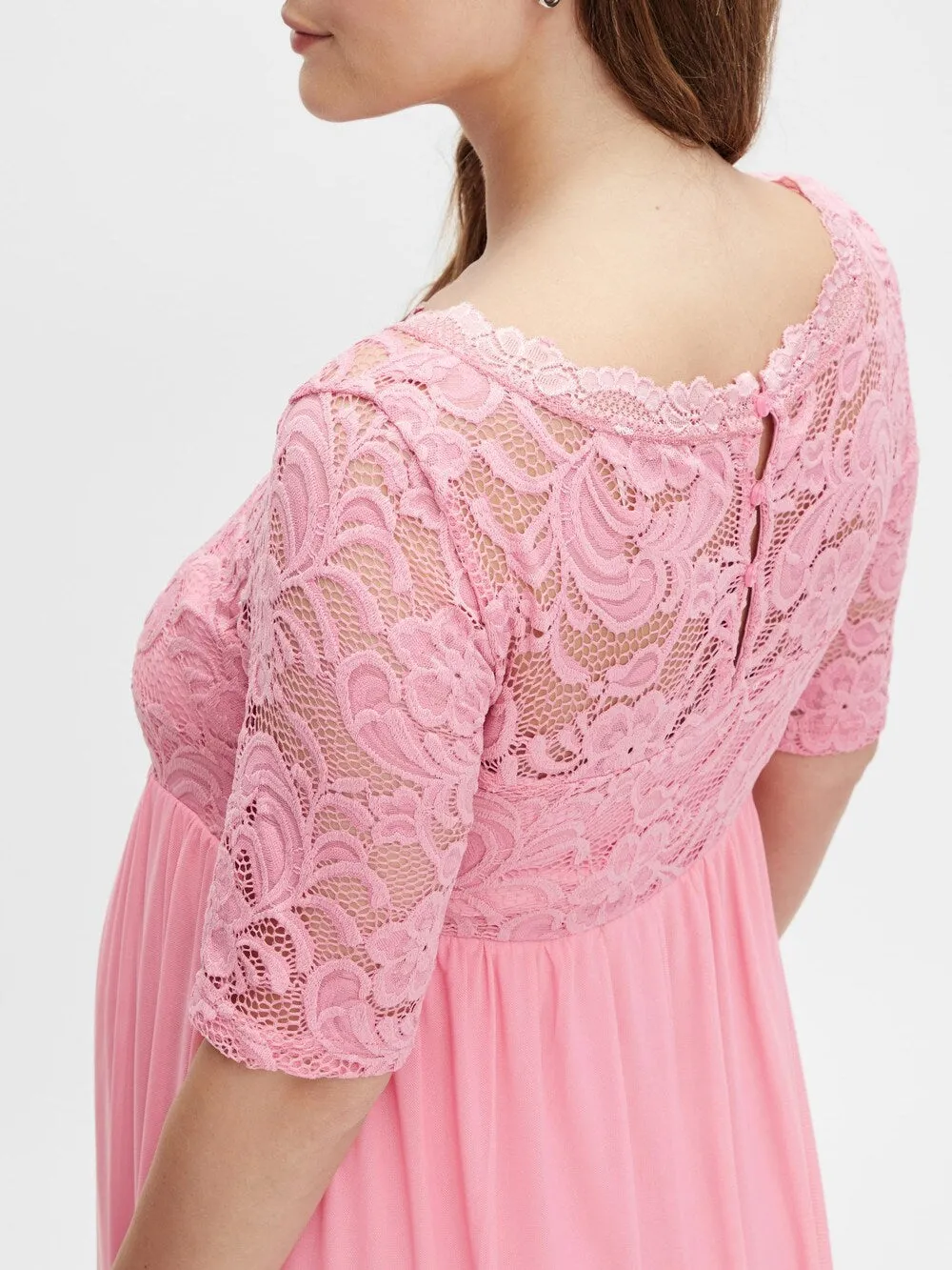 Evening dress Mamalicious Mivana, dark pink