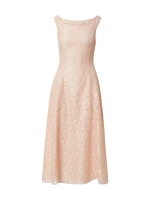 Evening dress SWING, pastel pink