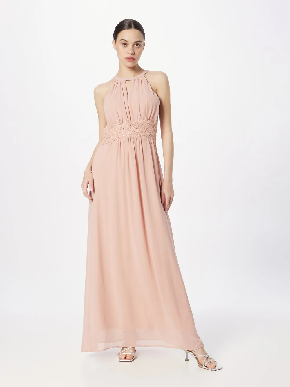 Evening dress Vila, dark pink