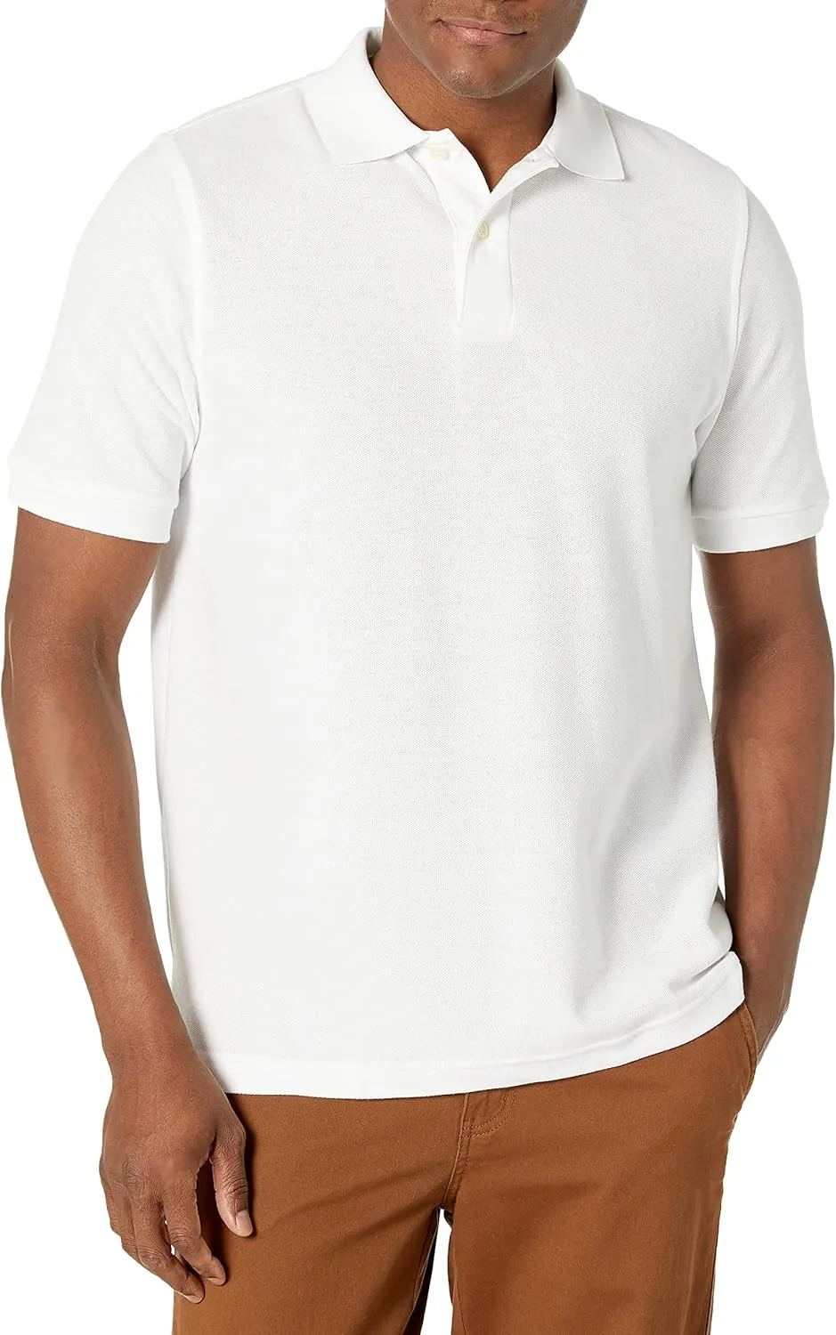 Lee Uniforms Men's Modern Fit Short Sleeve Polo Shirt