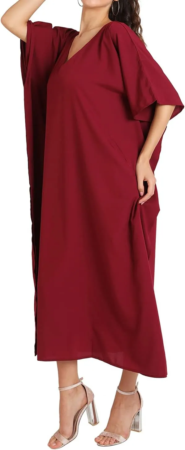 Miss Lavish London Long Kaftan for Women- African Beach & Modern Kaftan Dress for Party and weddings