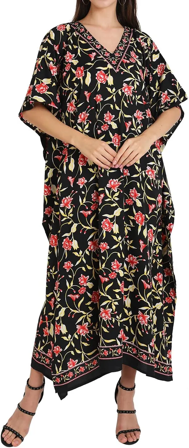 Miss Lavish London Long Kaftan for Women- African Beach & Modern Kaftan Dress for Party and weddings